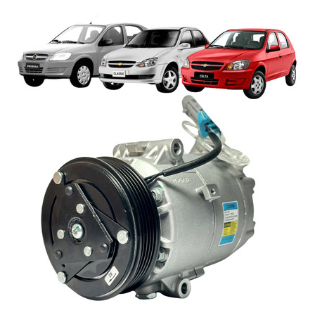 Compressor Delphi Celta Prisma Flex 2009 2010 2011 2012 Compressor Delphi Celta Prisma Flex 2009 2010 2011 2012
