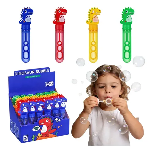 JOYIN 24 Botellas De Burbujas Con Varita – Surtido De 4 Oz Cada Una, Perfectas Para Fiestas Y Juegos De Verano