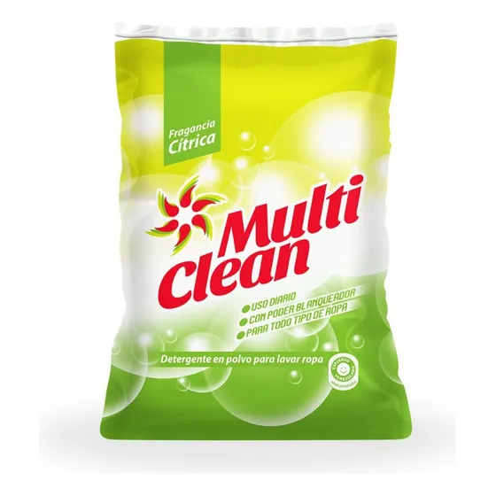 Jabon En Polvo Multi Clean Fragancia Citrica 5kg 