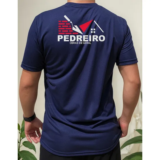 Camiseta Para Pedreiro Roupa Uniforme Profissional