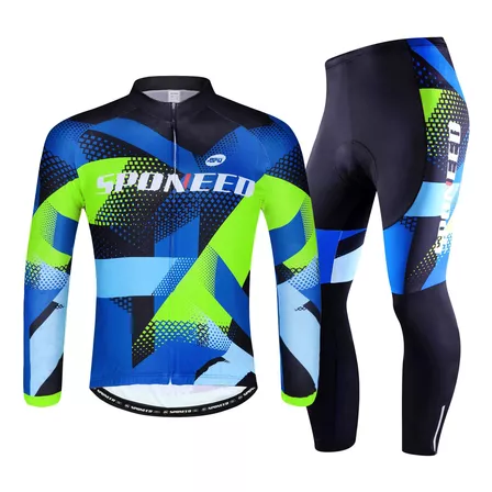 Sponeed - Ropa De Ciclismo Para Hombres, De Manga Larga, Pa.