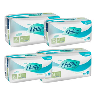 Pack 4 Fraldas Geriátrica Maturi Care M30 G30 Xg26 Moderada Pack 4 Fraldas Geriátrica Maturi Care M30 G30 Xg26 Moderada