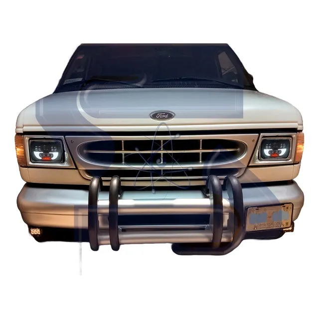 Faros Led Rojo Lupa Alta Intensidad Van Ford Econoline E150