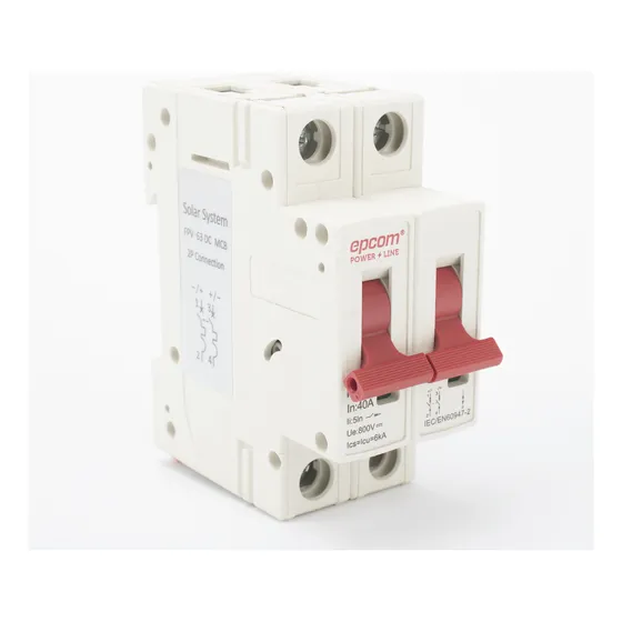 Protección Térmica/ Interruptor 2p, 40 A,  Corriente Directa