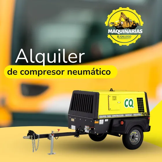 Alquiler  De Compresor Con Martillo Neumáticos 