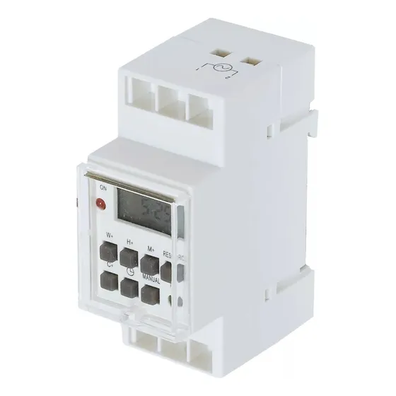 Temporizador Digital Timer Programable Riel Din Reloj Luz