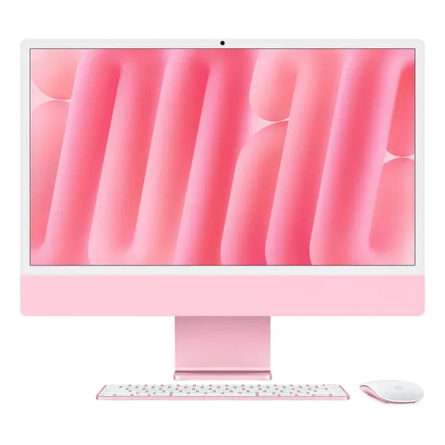 Imac 24  Retina 4.5k, Chip M4, 10 Núcleos, 512 Gb Ssd-rosa. Rosa