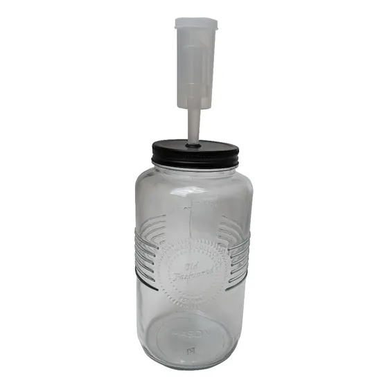 Fermentador 2 Litro Cerveza Vino Vidrio Airlock Fermentación
