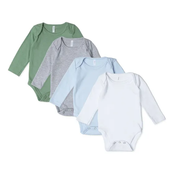 Bodys Bebe Pack  X 4 Para Baby Ginos Algodón