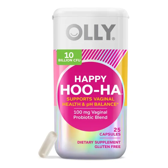 Cápsulas Probióticas Olly Happy Hoo-ha Women Vaginal Health 