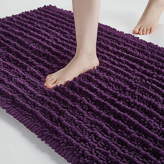 Floleopa Alfombra Baño Microfibra Felpa Suave Absorbente 17