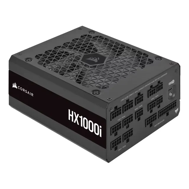 FUENTE CORSAIR HX1000I MODULAR 80+ PLATINUM COLOR NEGRO