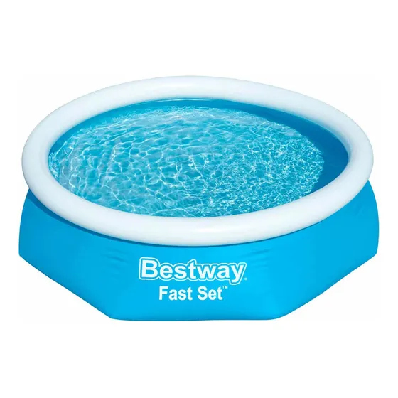 Piscina Redonda 2.44m X 61cm Marca Bestway Fast Set