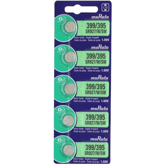 5 X Pilas Murata 399/395 Sr927/w/sw Original Hecha En Japón 