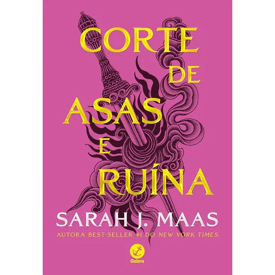 Corte de Asas E Ruína Vol. 3 Corte de Espinhos E Rosas de Sarah J. Maas Editora Record Tapa Mole en Português 2017