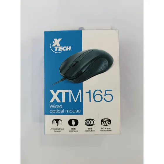 Mouse Optico Alambrico Xtech