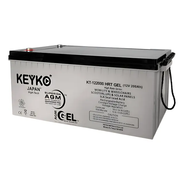 Bateria Gel 12v 200ah Panel Solar Ciclo Profundo Marca Keyko