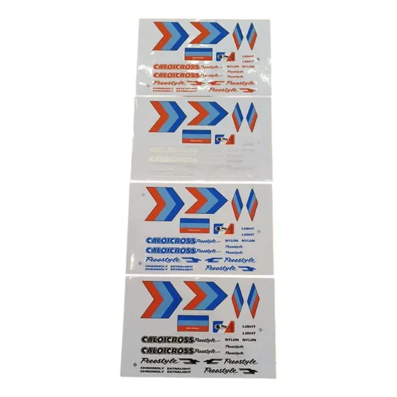 Adesivo Bicicleta Caloicross Freestyle Nylon Light Antiga