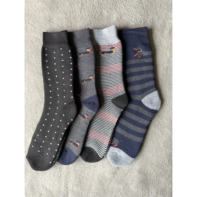 Calcetines Largos Invierno Bota Nieve Gruesos 6 Pares
