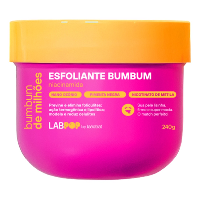 Esfoliante Bumbum Milhões Niacinamida Labpop Labotrat 240g