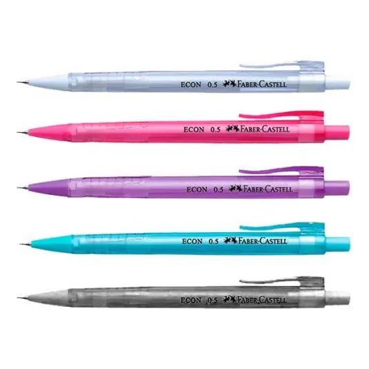 Lapiz Mecanico 0.5 Faber-castell Econ Con Tubo De 10 Minas