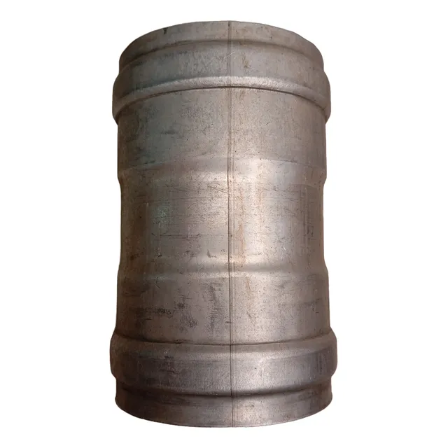 Cupla De Aluminio Para Caño 80 Salida De Humos Caldaia