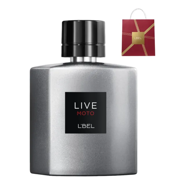 Perfume Live Moto Lbel Spray 100 Ml + Bolsa De Regalo
