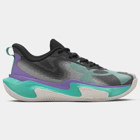 Tênis Masculino Layup Under Armour Black/purplhebe/grenmod Liso 43 Br