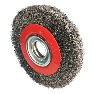 Escova De Aço Circular Ondulada 150mm X 19mm X 32mm Escova De Aço Circular Ondulada 150mm X 19mm X 32mm