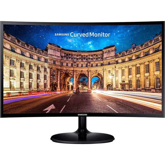 Monitor Curvado Samsung Cf390 De 27 Fhd 1920x1080 Para Ofici