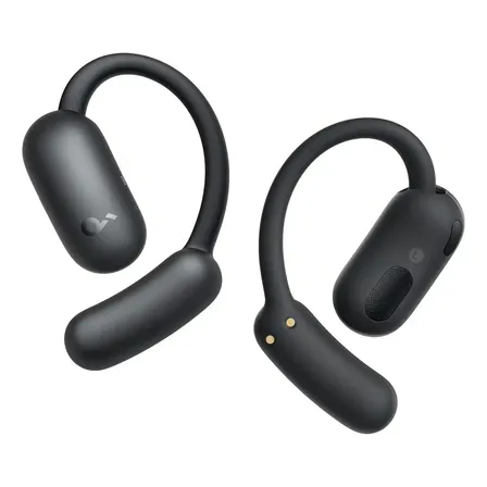 Audífonos Abiertos Soundcore Aerofit 2, Ajuste Cómodo, Bajos Potentes, Inalámbrico, Alta Resolución, 42 Horas De Reproducción, Bluetooth 5.4, Carga Inalámbrica, Ip55, Color Negro