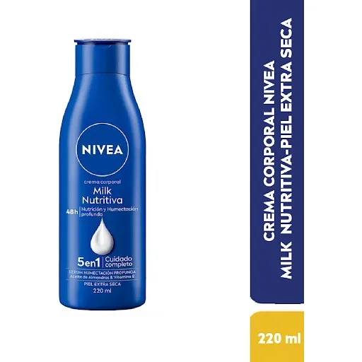 Crema Nivea Soft Milk 220 Ml Manteca Karité Hidratante