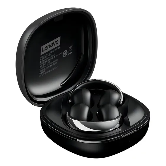 Auriculares Inalámbricos Lenovo Lp38 Con Clip Hifi Color Negro Bluetooth 5.4
