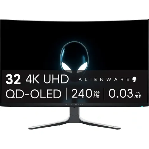 Alienware 湾曲型モニター4K高解像度 QD‑OLED AW3225QF Monitor Gamer Alienware 32 4k Qd-oled Aw3225qf | Parcelamento sem