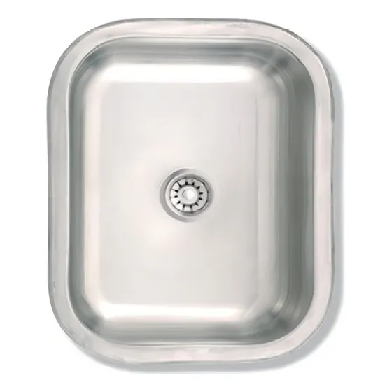 Bacha Cocina Simple Mi Pileta 101ec Bajo Mesada Acero Inoxidable 430
