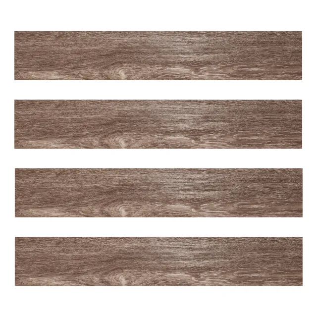 Piso Adhesivo Flexible Pvc Nogal 91cm X 15cm X 1,2mm