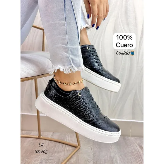 Zapatos Deportivos De Cuero Damas Nueva Coleccion 2