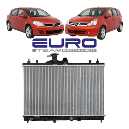 Radiador Água Euro Tiida Livina 1.8 16v 2008-2014 Automático