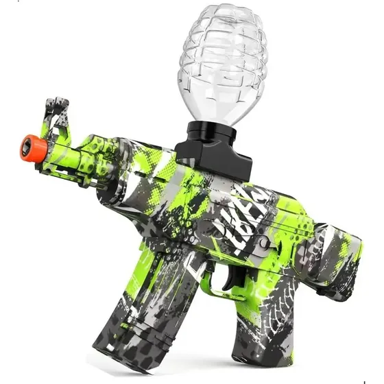 Pistola Juguete Ametralladora Lanza Hidrogel Usb M416 Verde