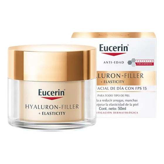 Crema Facial Antiarrugas Hyaluron-Filler con Elasticity Dia 50ml Eucerin