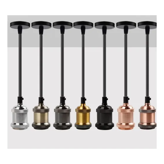 Lampara Colgante Socate Vintage  Bronce, Silver, Negro Cobre