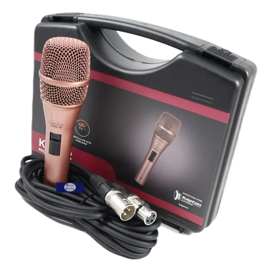 Microfono Alambrico Profesional Harden Kmi-12 Unidireccional