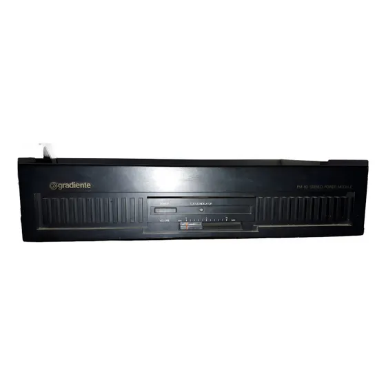 Amplificador Potência Gradiente Pm80 Raro No Ml Conservado