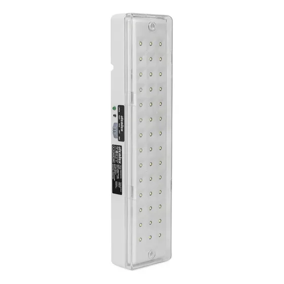 Atomlux 2045LITIO-LED luz de emergencia con batería recargable 220V blanca