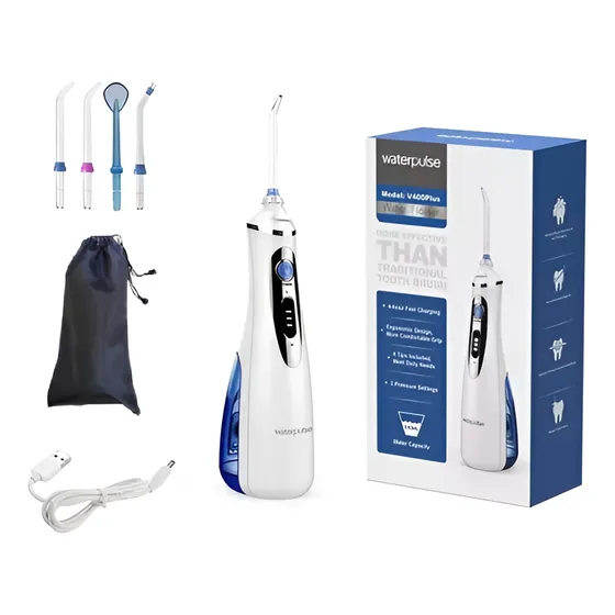 Irrigador Bucal Limpiador Dental Portátil Waterpulse V400 Plus Recargable