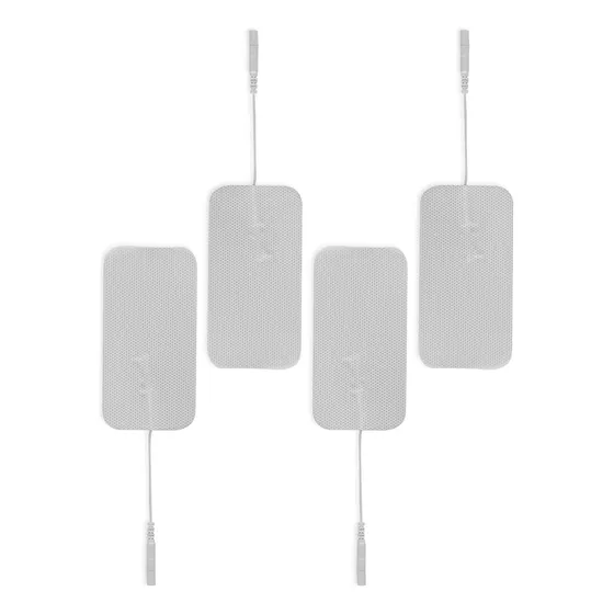 Kit 4 Electrodos Autoadhesivos De Alta Eficiencia 10 X 5 Cm