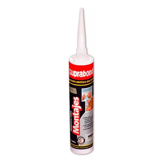 Adhesivo Suprabond Montajes En Cartucho De 400ml 2 Unidades