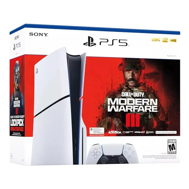 Consola Ps5 Slim Con Lector Cod Modern Warfare 3 Bundle