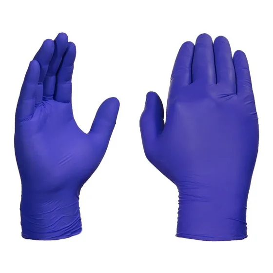 Guantes De Nitrilo Negro 5 Mm Talla Medium Y Large 10 Pares 