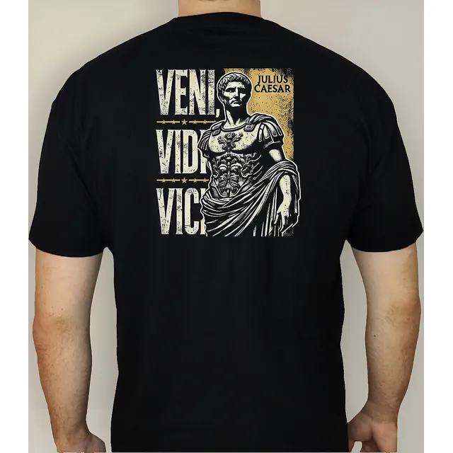 Remera Julio Cesar Mentalidad Roma Algodon Aesthetic Unisex